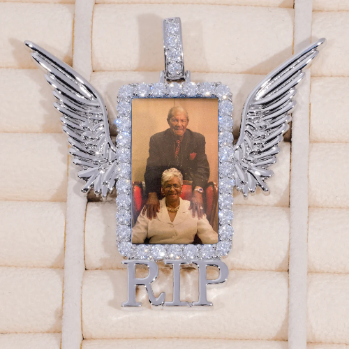 RIP WING 3D CUSTOM PICTURE PENDANT
