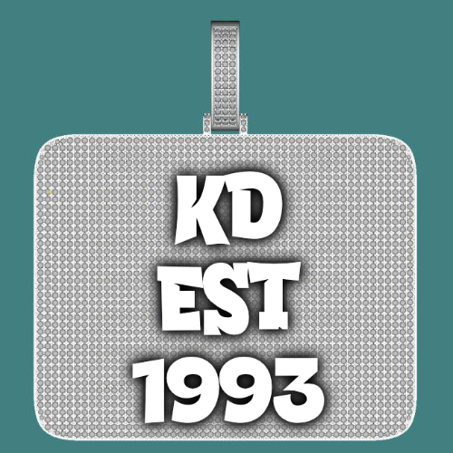 CUSTOM LETTER NECKLACE 3D BIG SQUARE