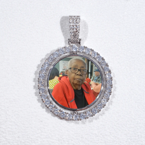 3D Spinning 2-Faced Custom Picture Pendant