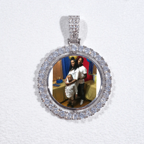 3D Spinning 2-Faced Custom Picture Pendant