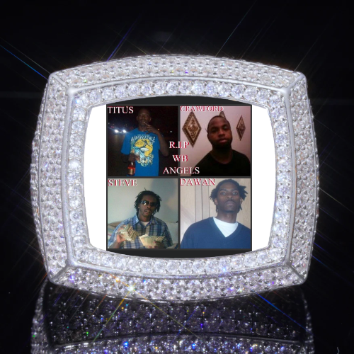 3D CUSTOM PICTURE ICED RING