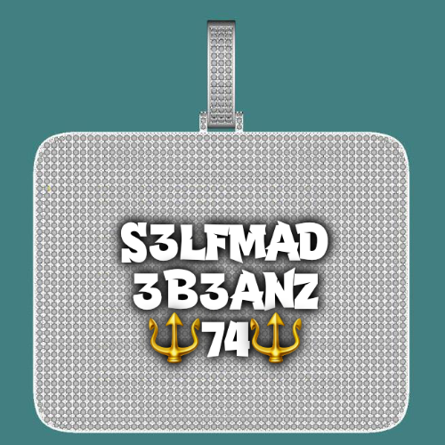 CUSTOM LETTER NECKLACE 3D BIG SQUARE