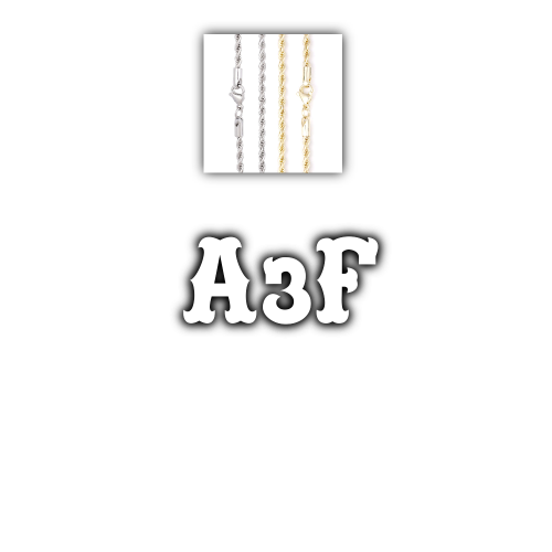 Custom Letters Freibeuter Font Necklace
