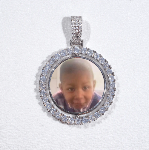 3D Spinning 2-Faced Custom Picture Pendant