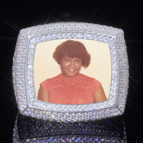 3D CUSTOM PICTURE ICED RING