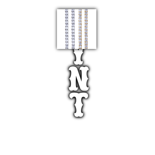Custom Letters Freibeuter Font Necklace