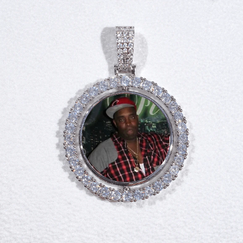 3D Spinning 2-Faced Custom Picture Pendant