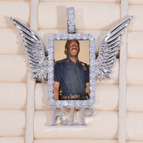RIP WING 3D CUSTOM PICTURE PENDANT