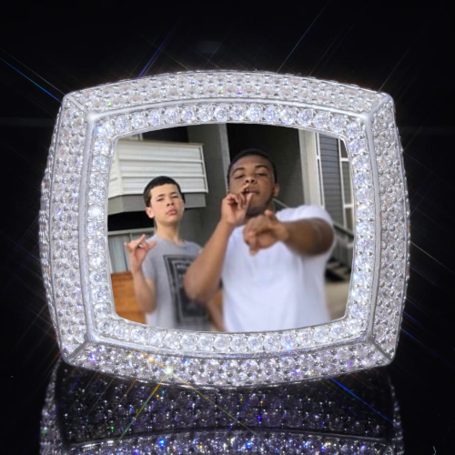3D CUSTOM PICTURE ICED RING