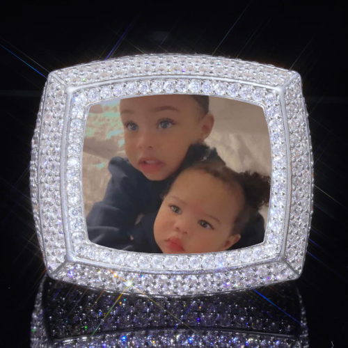 3D CUSTOM PICTURE ICED RING