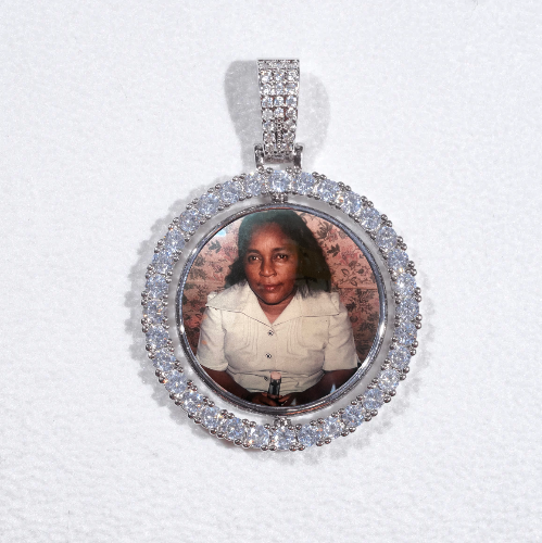 3D Spinning 2-Faced Custom Picture Pendant