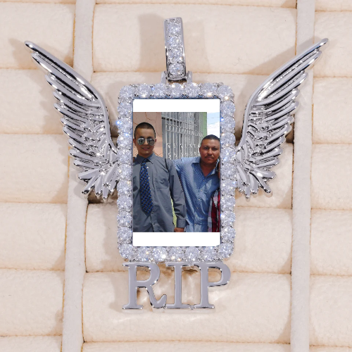 RIP WING 3D CUSTOM PICTURE PENDANT
