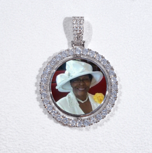 3D Spinning 2-Faced Custom Picture Pendant