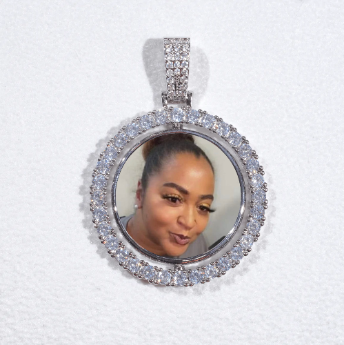 3D Spinning 2-Faced Custom Picture Pendant
