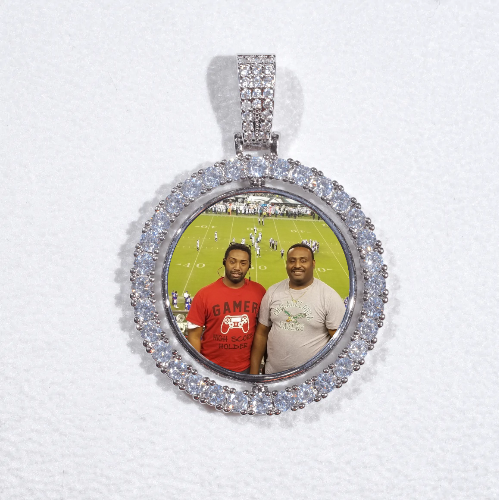 3D Spinning 2-Faced Custom Picture Pendant