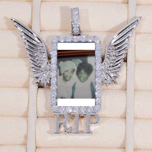 RIP WING 3D CUSTOM PICTURE PENDANT