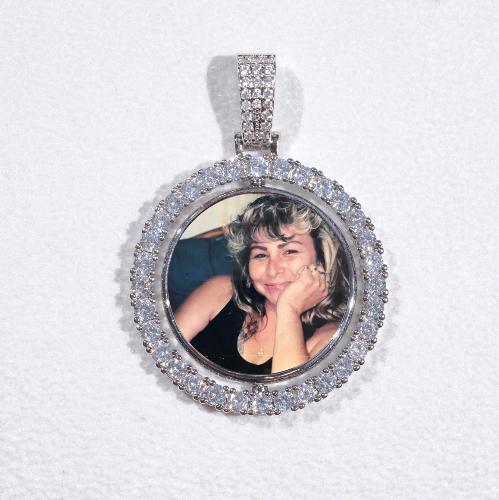 3D Spinning 2-Faced Custom Picture Pendant