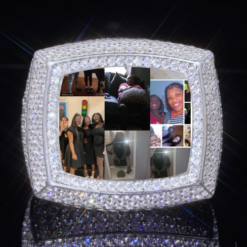 3D CUSTOM PICTURE ICED RING