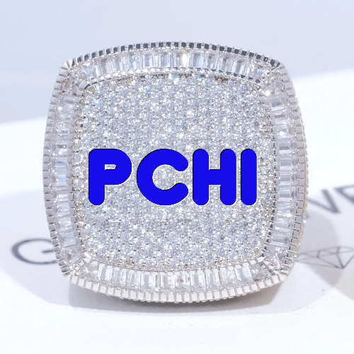 CUSTOM LETTER 3D ICED RING