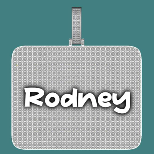 CUSTOM LETTER NECKLACE 3D BIG SQUARE