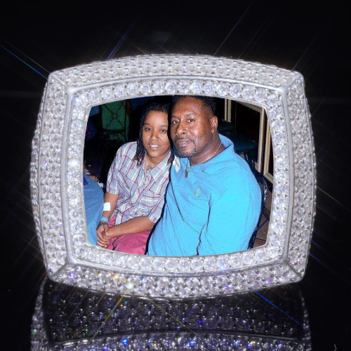 3D CUSTOM PICTURE ICED RING