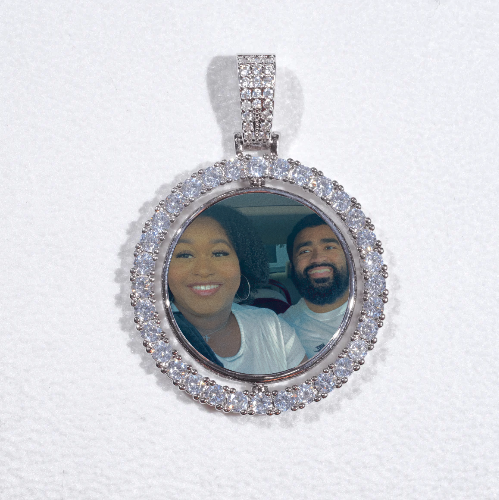 3D Spinning 2-Faced Custom Picture Pendant