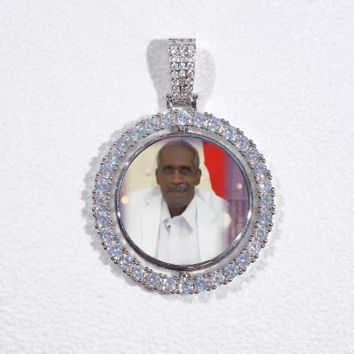 3D Spinning 2-Faced Custom Picture Pendant