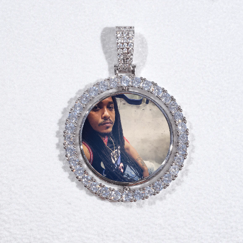 3D Spinning 2-Faced Custom Picture Pendant