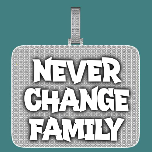 CUSTOM LETTER NECKLACE 3D BIG SQUARE
