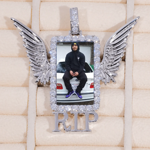 RIP WING 3D CUSTOM PICTURE PENDANT