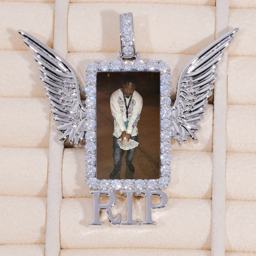 RIP WING 3D CUSTOM PICTURE PENDANT