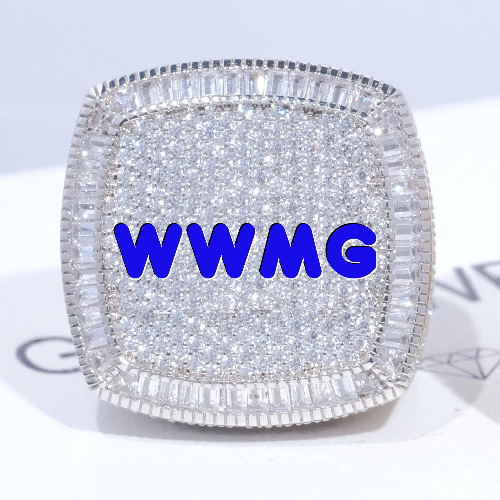 CUSTOM LETTER 3D ICED RING