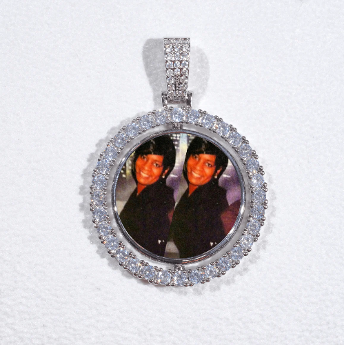 3D Spinning 2-Faced Custom Picture Pendant