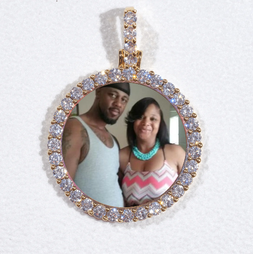 3D CIRCLE CUSTOM PICTURE PENDANT SMALL SIZE