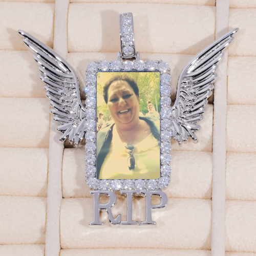RIP WING 3D CUSTOM PICTURE PENDANT