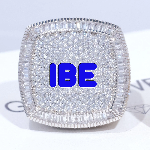CUSTOM LETTER 3D ICED RING