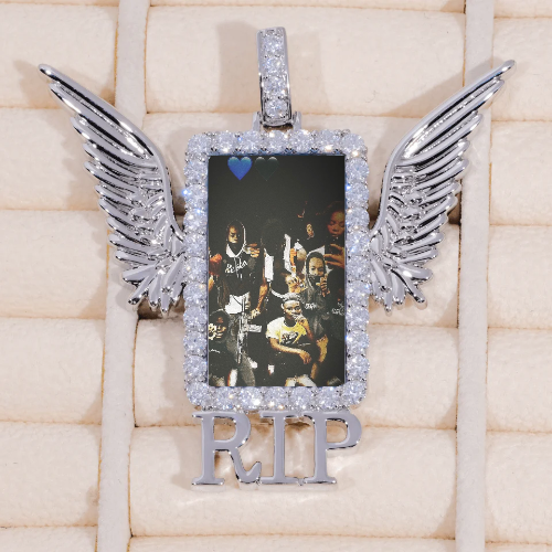 RIP WING 3D CUSTOM PICTURE PENDANT