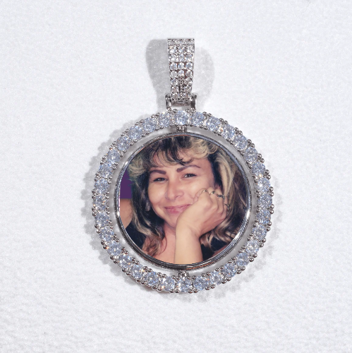 3D Spinning 2-Faced Custom Picture Pendant