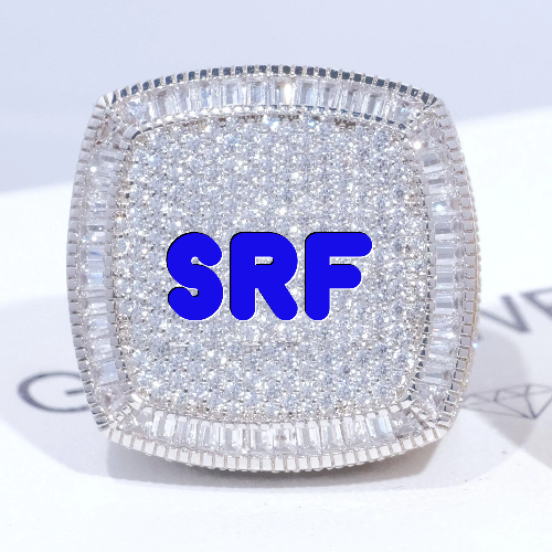 CUSTOM LETTER 3D ICED RING