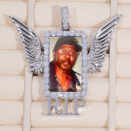 RIP WING 3D CUSTOM PICTURE PENDANT