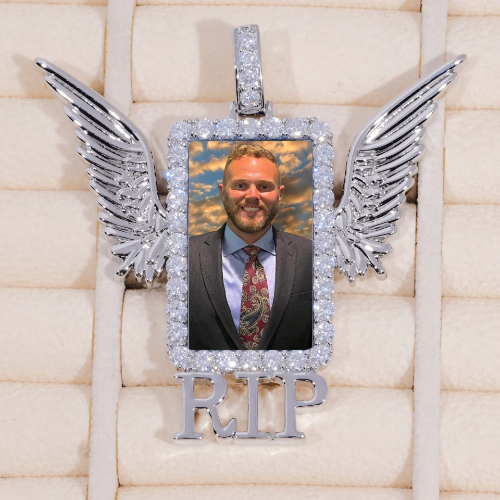 RIP WING 3D CUSTOM PICTURE PENDANT