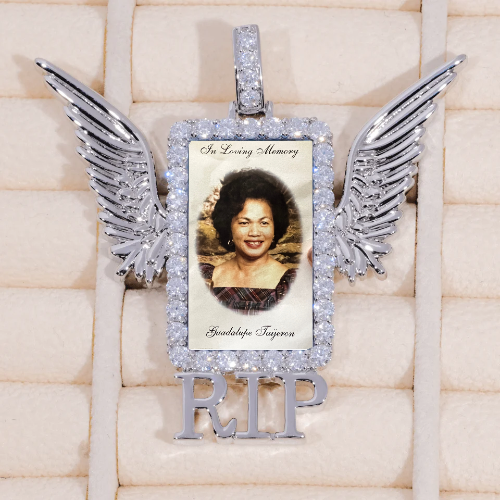 RIP WING 3D CUSTOM PICTURE PENDANT
