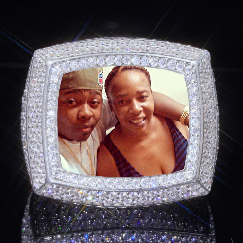 3D CUSTOM PICTURE ICED RING