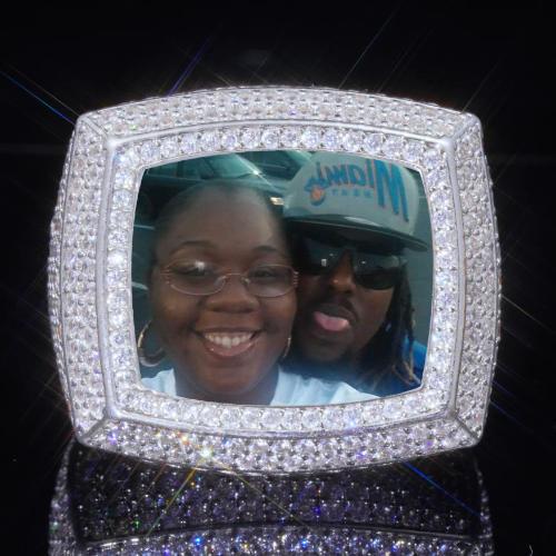 3D CUSTOM PICTURE ICED RING