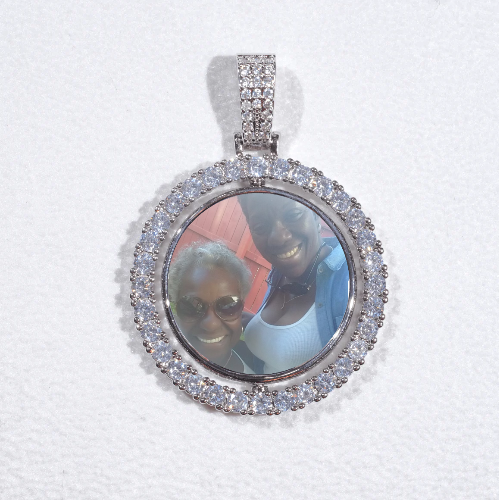 3D Spinning 2-Faced Custom Picture Pendant