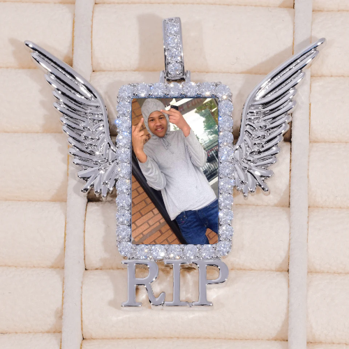 RIP WING 3D CUSTOM PICTURE PENDANT