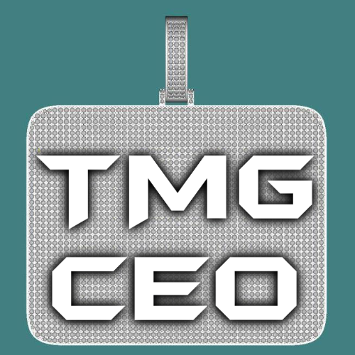CUSTOM LETTER NECKLACE 3D BIG SQUARE