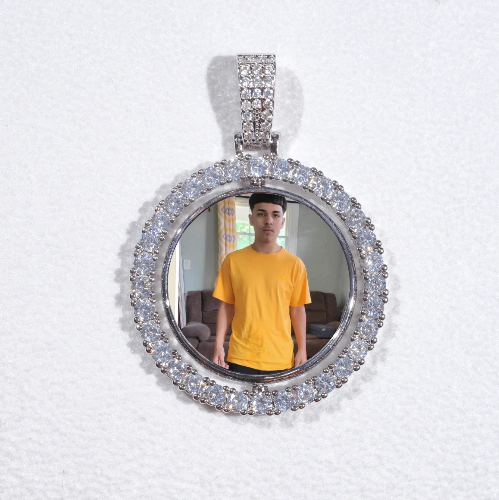 3D Spinning 2-Faced Custom Picture Pendant