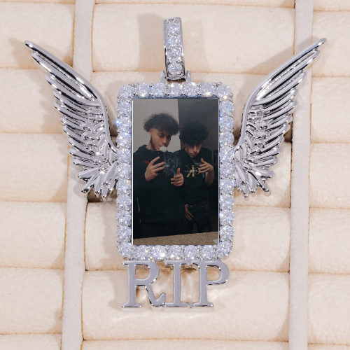 RIP WING 3D CUSTOM PICTURE PENDANT