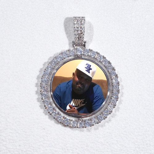 3D Spinning 2-Faced Custom Picture Pendant